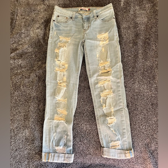 Eunina Sexy boyfriend Jeans with rips - Picture 3 of 4